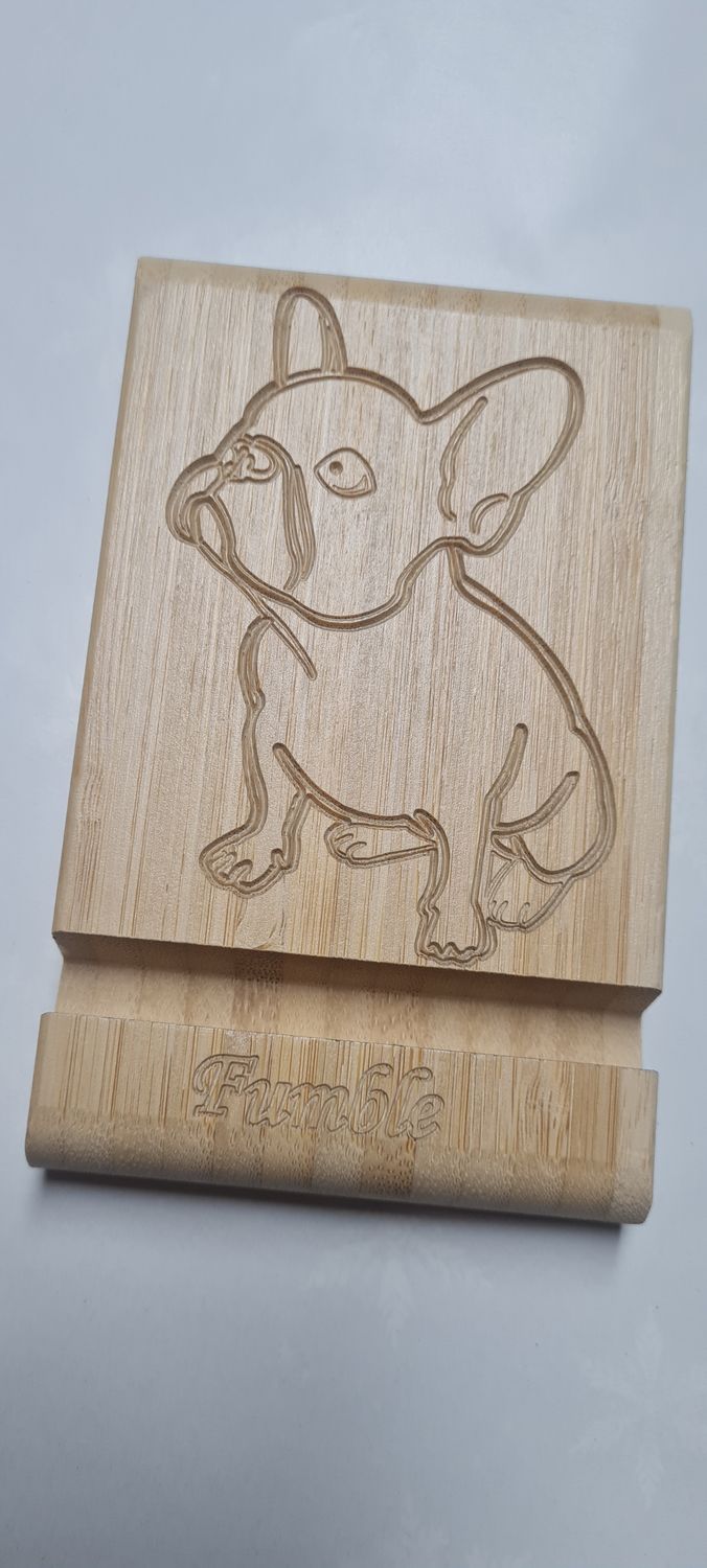 Porte-téléphone en bois