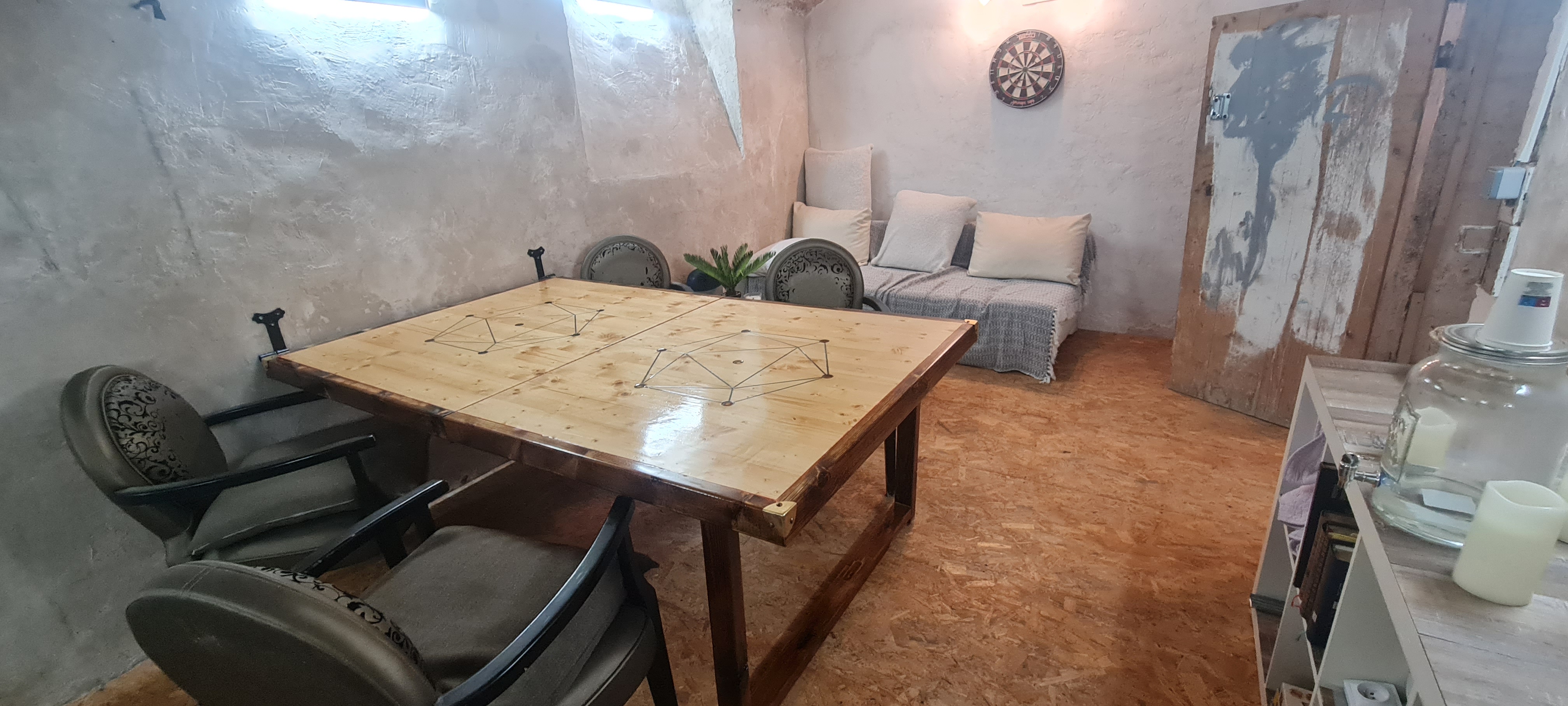 Table JDR pin icosaèdre