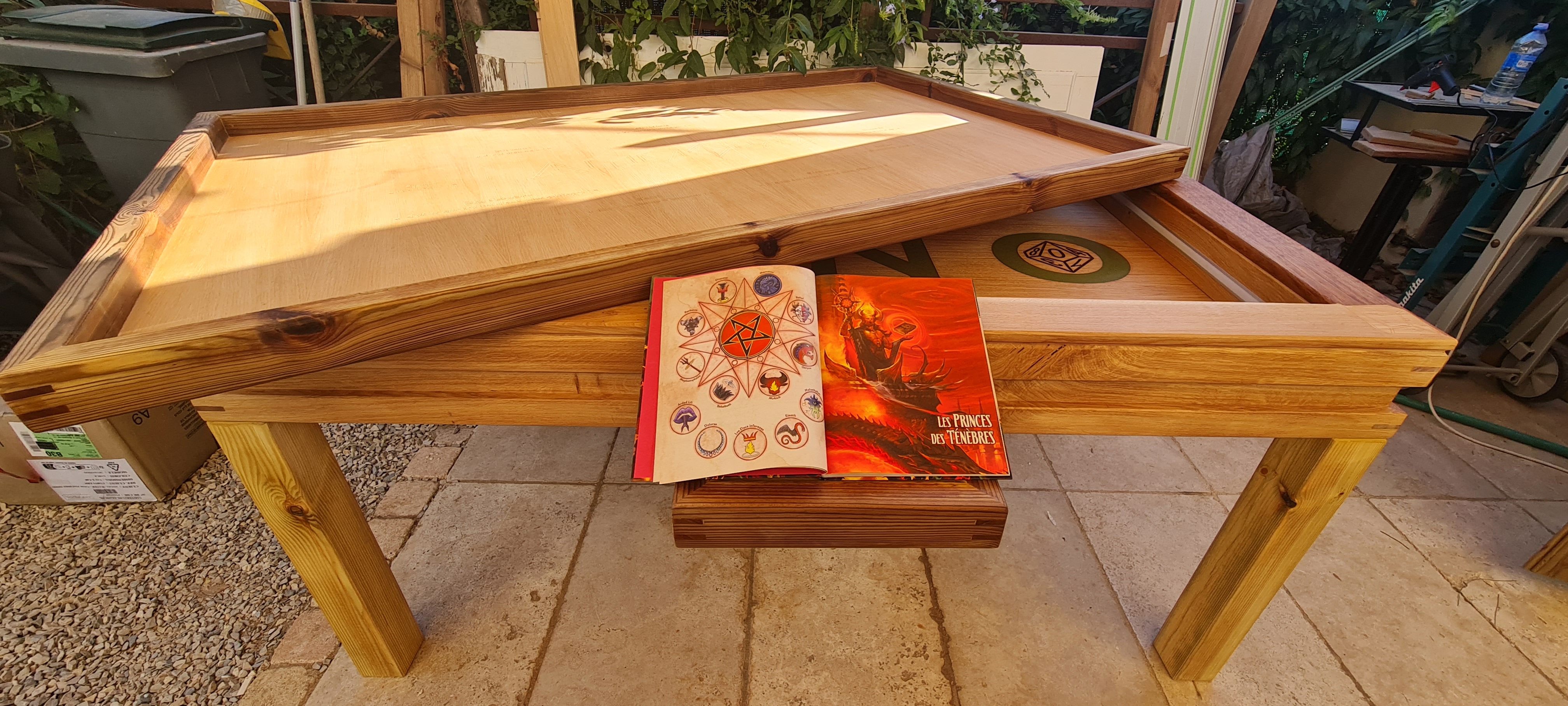 Table chêne ETNO détail