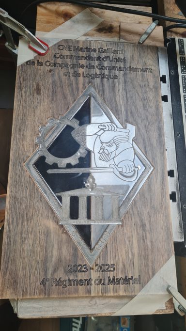 Plaque commémorative personnalisée